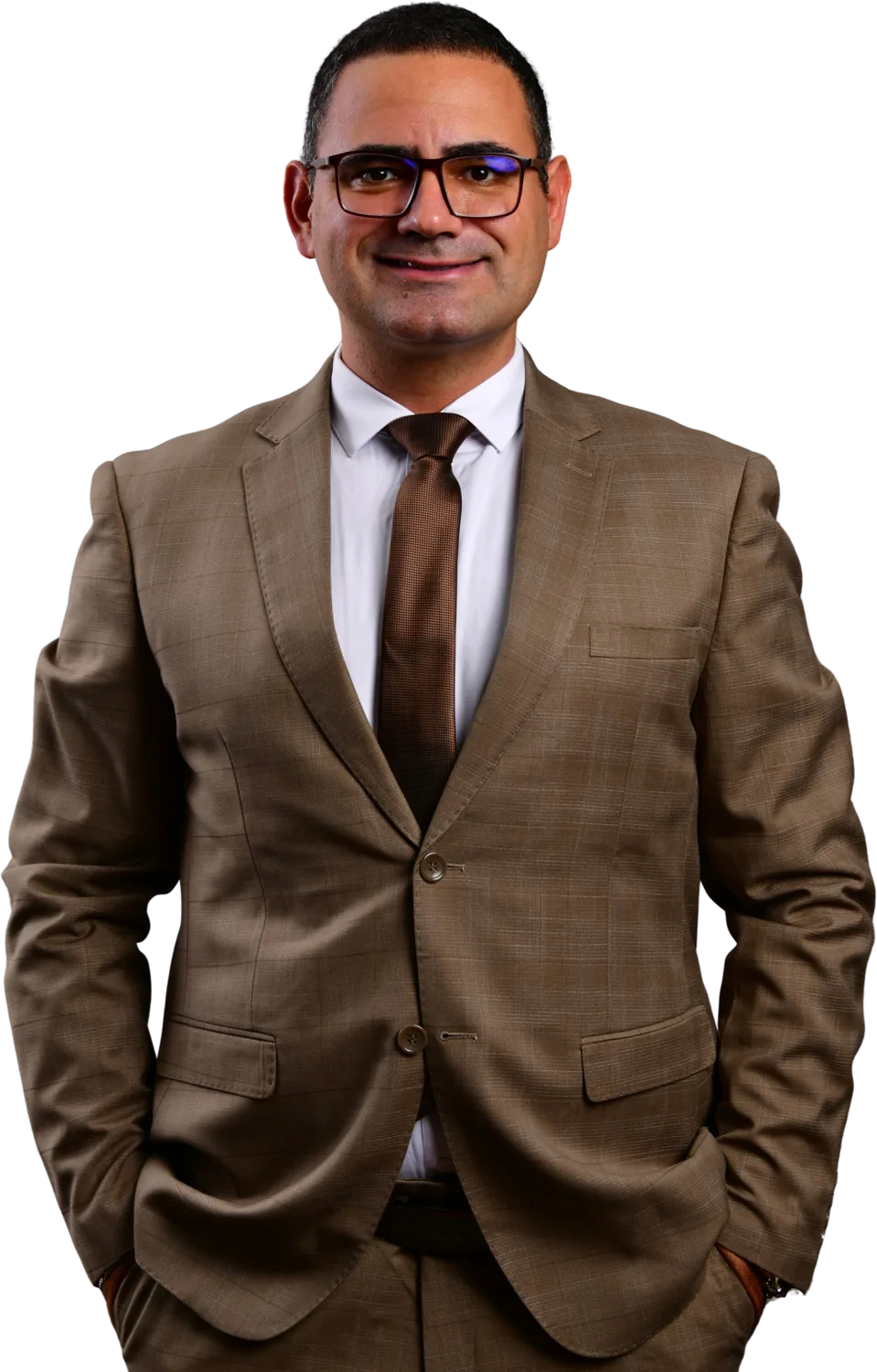 Retrato do Prof. Felipe Dalenogare Alves, de terno e gravata, sorrindo